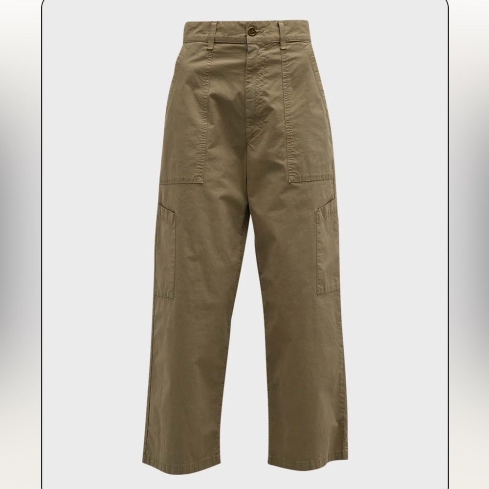 AGOLDE Daria Women's Utility Pant 25 NWOT Duffel Wide Leg Stretch Twill Cropped - Picture 2 of 15